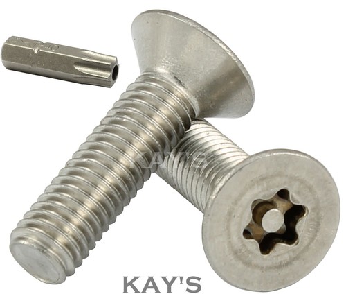 Countersunk security screws - countersunk,