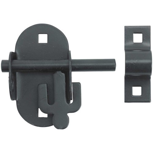 Oval pad bolt black - oval,
