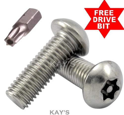 Torx button head security - button,