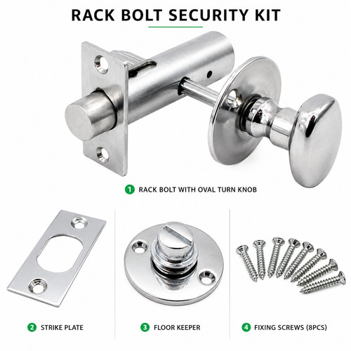 Bathroom oval thumb turn - oval,