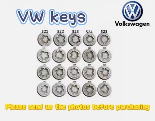 Locking wheel nut key for - for, vw