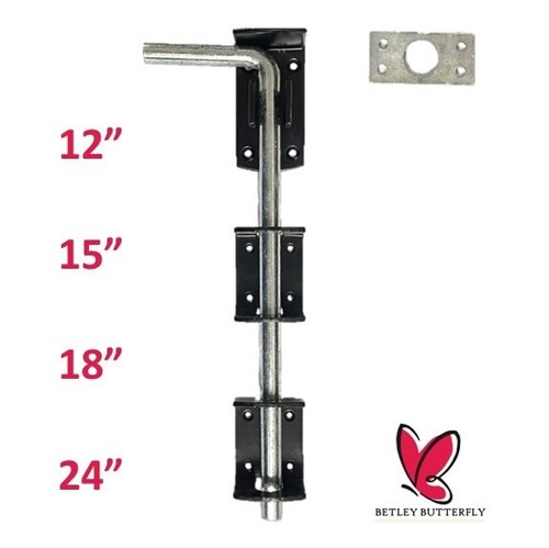 Drop down bolt - down, 12"