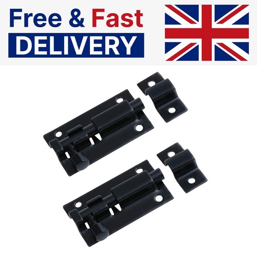 Pair black chrome door - pair,