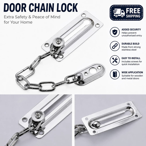 Door chain security lock - 2-4,