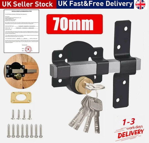70mm gate lock - gate, garden