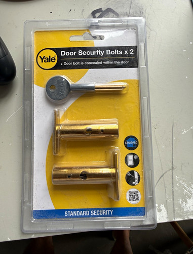 Yale door security bolts - security, 2