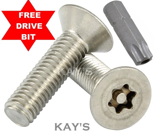Torx countersunk security - m5,